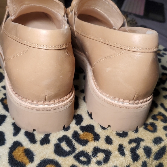 FRANKIE4 Saint Platform Loafer Biscuit Women's Tan Color Size 8.5 - Picture 10 of 12